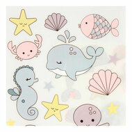 Rub-On Stickers Oceaan, 2 Vellen