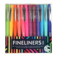 Fineliners Kleur, 24st.