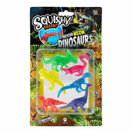 Squishy Tastic Super Stretch Neon Dino&#039;s, 6dlg.