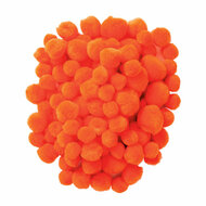 Colorations - Pom Poms Oranje, 100st.