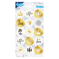 Stickervel Goud