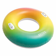 Intex Zwemring Regenboog, 122cm