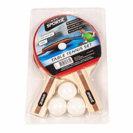 SportX Tafeltennis set incl. Ballen in Blister