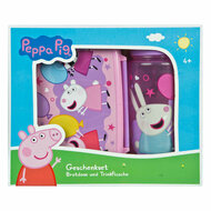 Broodtrommel en Drinkfles Peppa Pig