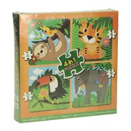 4in1 Puzzel Jungle Dieren