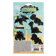 Scratch Set Magneten Dinosaurus, 10st.