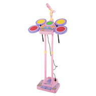 Microfoon met Drums Roze