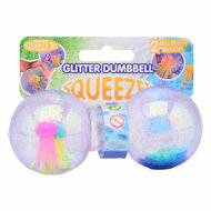 Glitter Squeeze Dumbell met Kwal