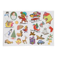 Kerst Sticker- en Kleurboek