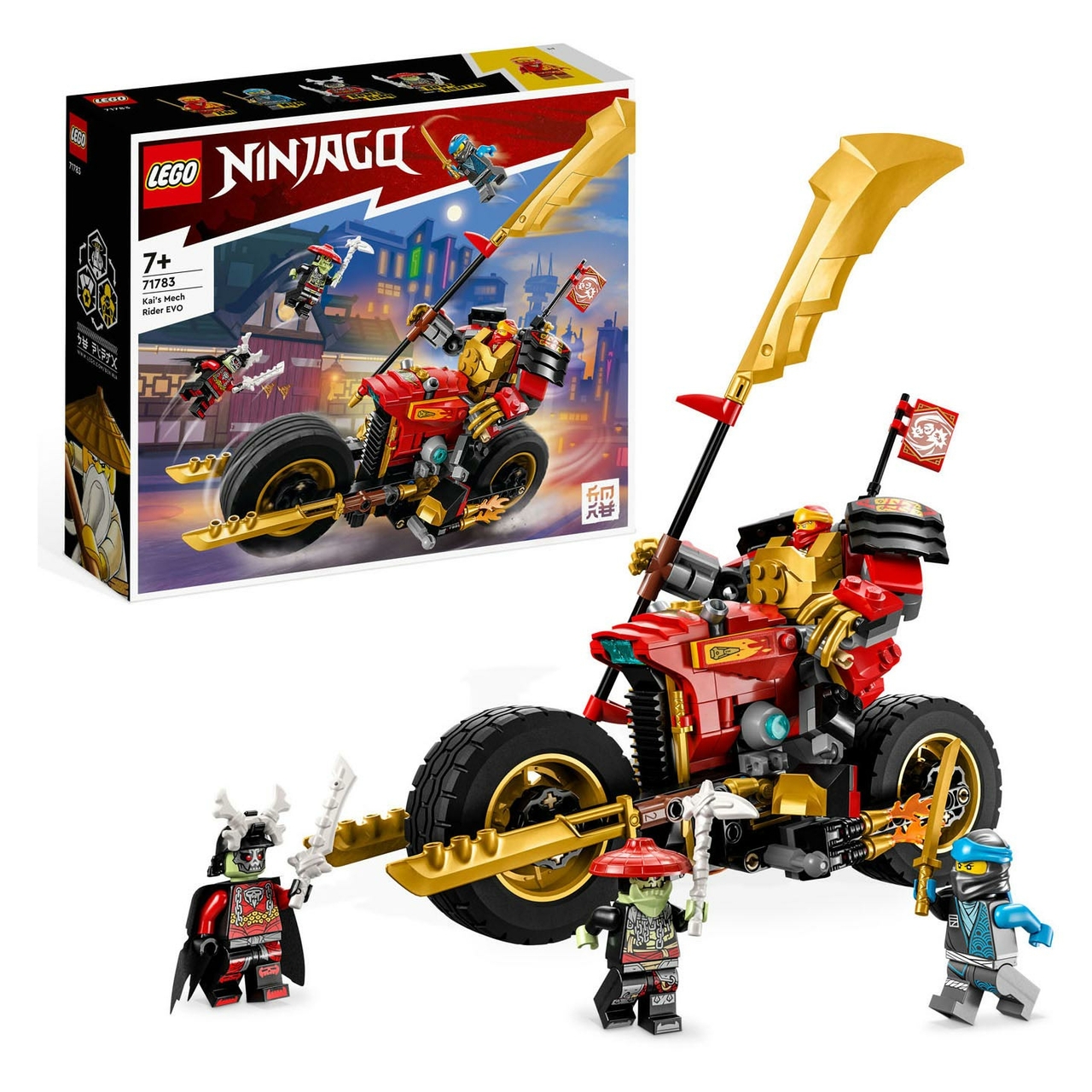 Menda City Gezicht omhoog Matrix LEGO Ninjago 71783 Kai's Mech Rider EVO - Het Speelgoedpaleis