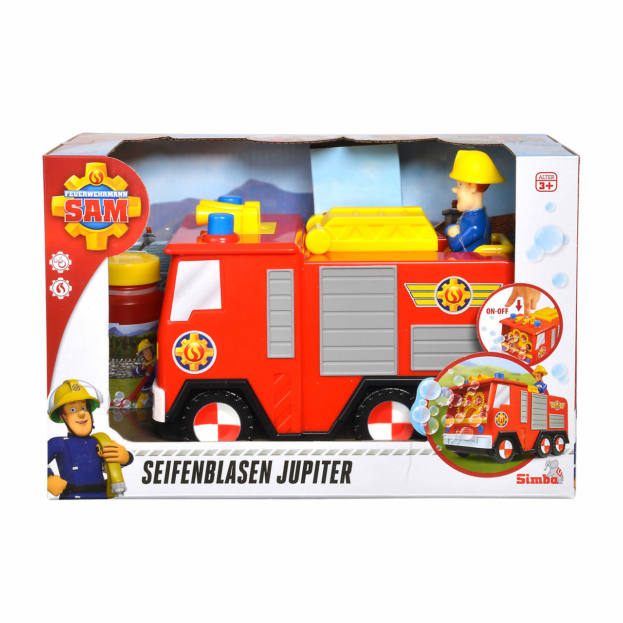 Informeer Schotel Motivatie Brandweerman Sam Bellenblaas Jupiter - Het Speelgoedpaleis