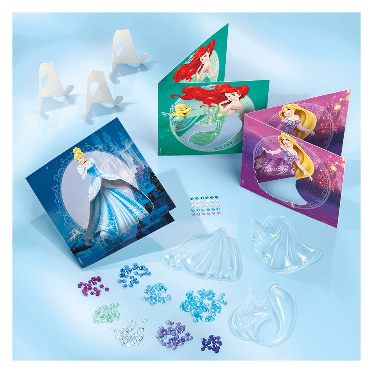Vaardigheid les leren Totum Disney Princess - Glitter Shaker Kaarten Maken - Het Speelgoedpaleis