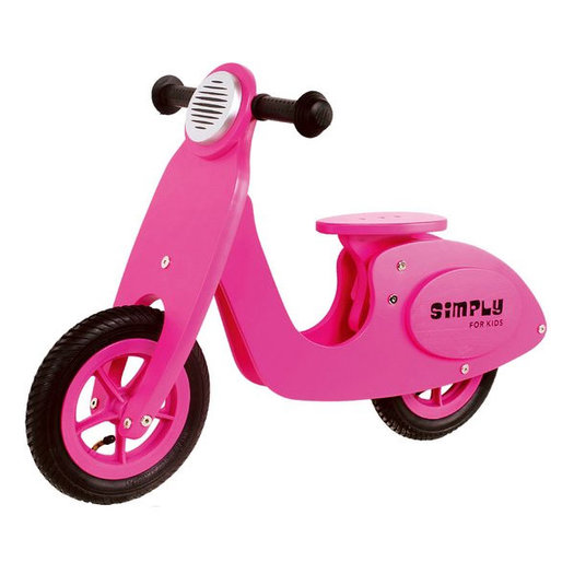 Houten Scooter Simply Roze Het Speelgoedpaleis